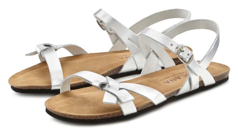 LASCANA Sandale, Sandalette, Sommerschuh aus Leder von LASCANA