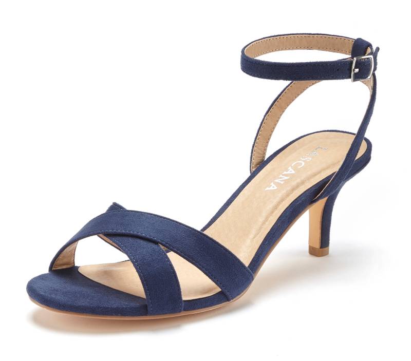 LASCANA Sandalette, High-Heel-Sandalette, Riemchensandalette, Sommerschuh VEGAN von LASCANA