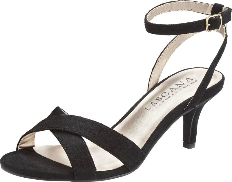 LASCANA Sandalette, High-Heel-Sandalette, Riemchensandalette, Sommerschuh VEGAN von LASCANA