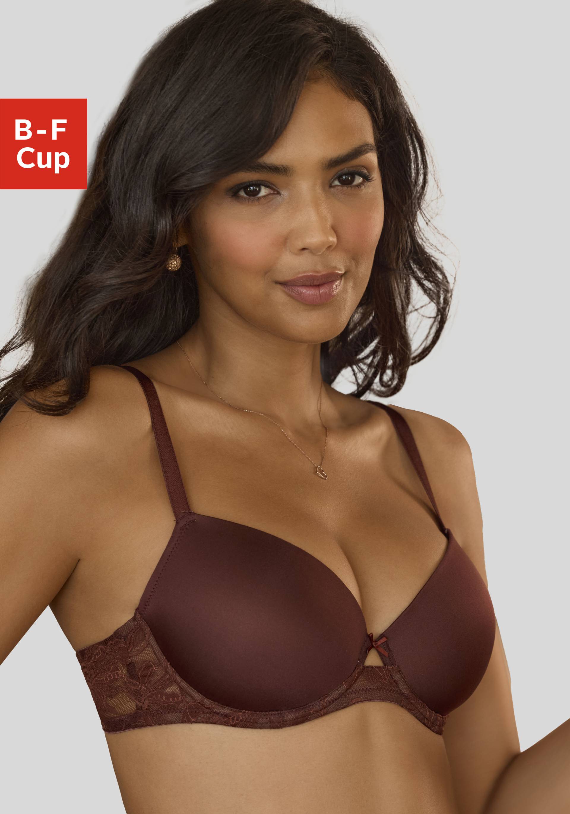 LASCANA Schalen-BH, mit Bügel und wunderschönem Spitzenrücken, sexy Dessous LASCANA Schalen-BH, mit Bügel und wunderschönem Spitzenrücken, sexy Dessous von LASCANA