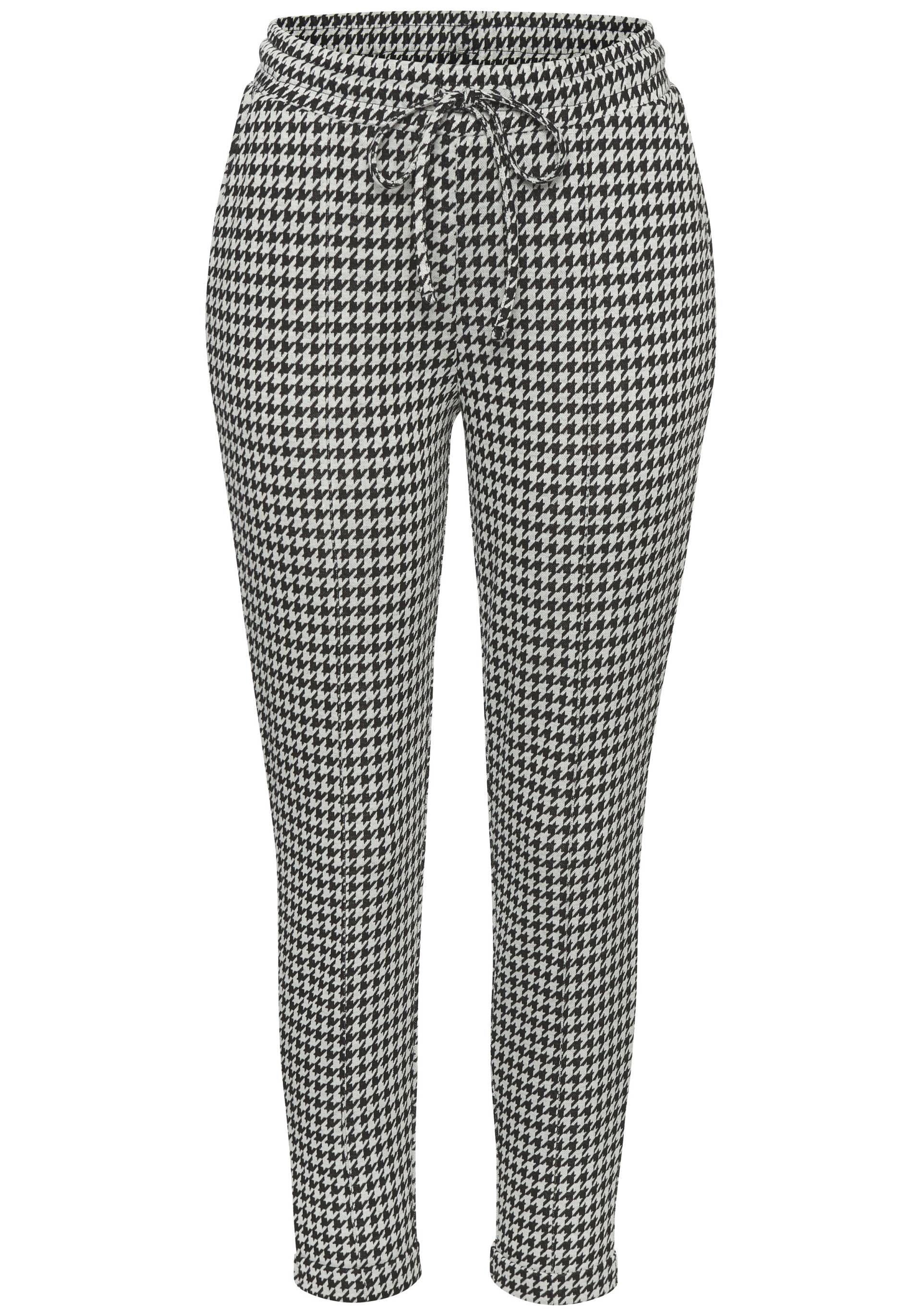 LASCANA Schlupfhose, mit Hahnentrittmuster und seitlichen Tasche LASCANA Schlupfhose, mit Hahnentrittmuster und seitlichen Tasche von LASCANA