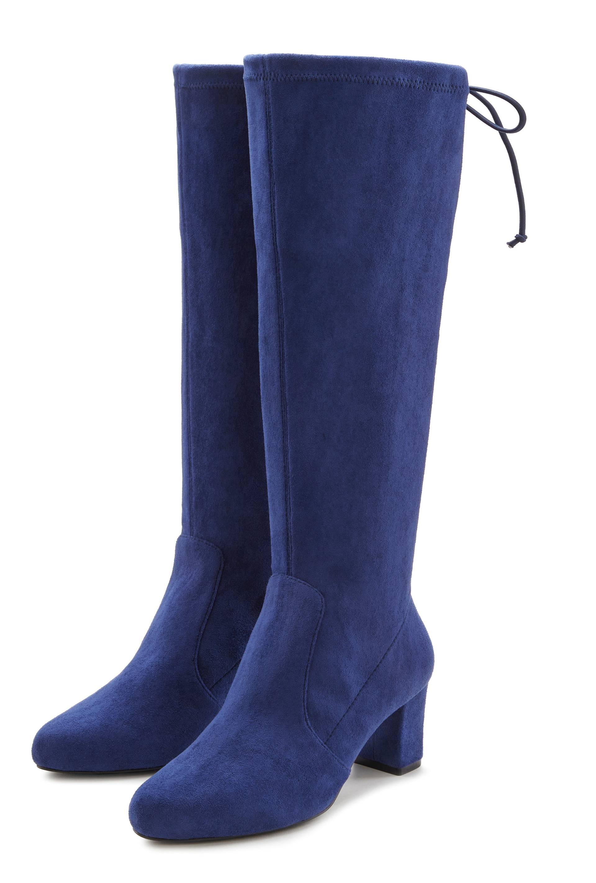 LASCANA Schlupfstiefel, Schlupfboots, Slouchy Boots, Slip-On, Stretch & Blockabsatz LASCANA Schlupfstiefel, Schlupfboots, Slouchy Boots, Slip-On, Stretch & Blockabsatz von LASCANA