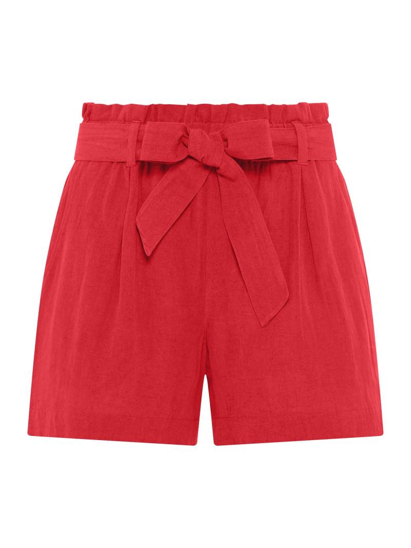 LASCANA Shorts, (mit Bindegürtel), im Paperbag-Stil, Leinenmix, Schlupfhose, Sommerhose von LASCANA