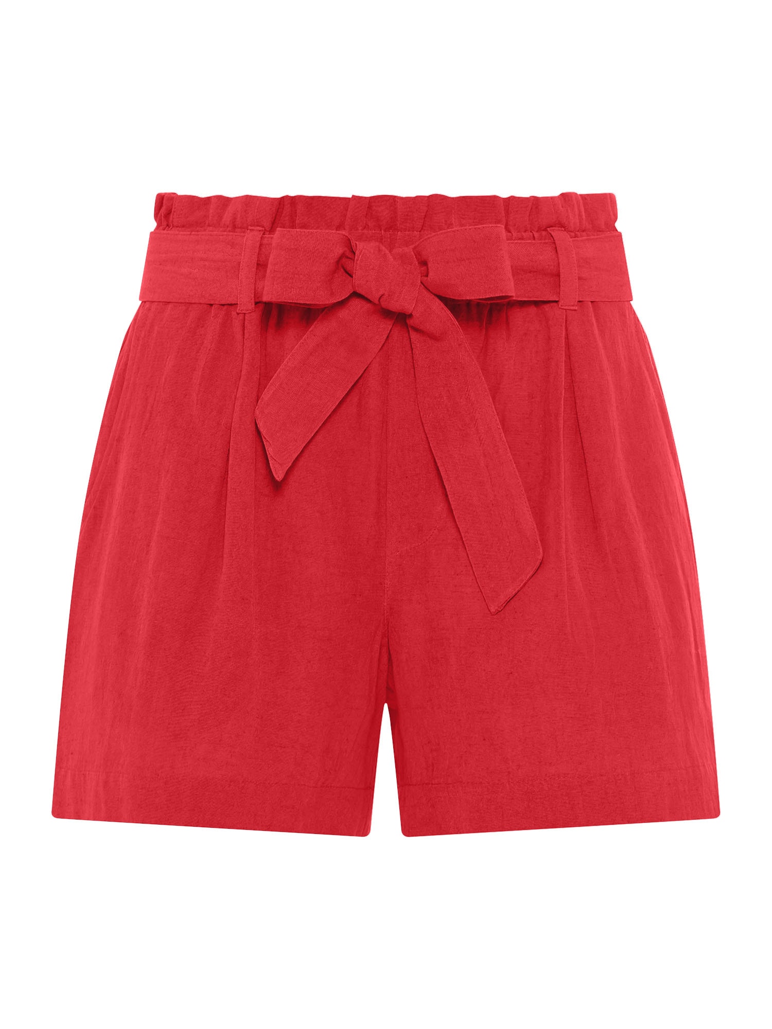 LASCANA Shorts, (mit Bindegürtel), im Paperbag-Stil aus Leinenmix von LASCANA