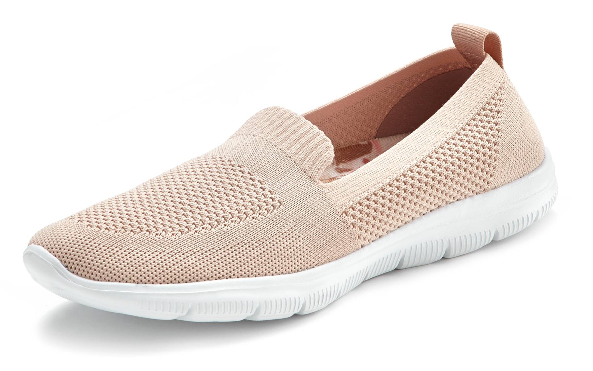 LASCANA Slipper »Slip-On-Sneaker«, herausnehmbarer Innensohle, Halbschuh, ultraleichter Sneaker, VEGAN von LASCANA