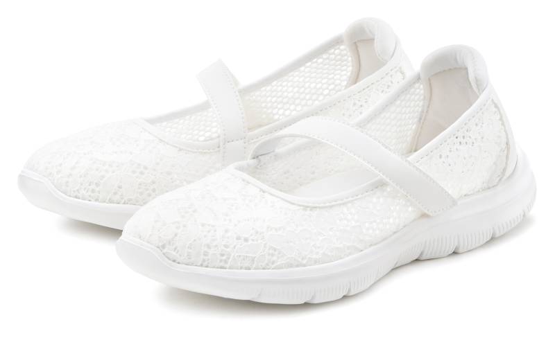 LASCANA Slipper, Halbschuh superleicht und bequem mit modischer Spitze VEGAN von LASCANA