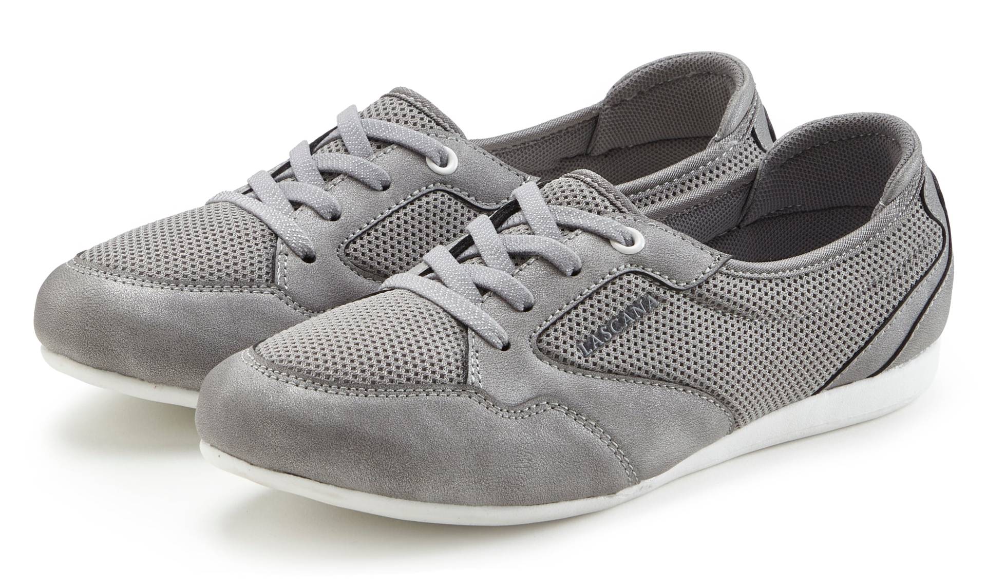 LASCANA Sneaker, Freizeitschuh, Halbschuh in modischer Mesh-Optik VEGAN von LASCANA