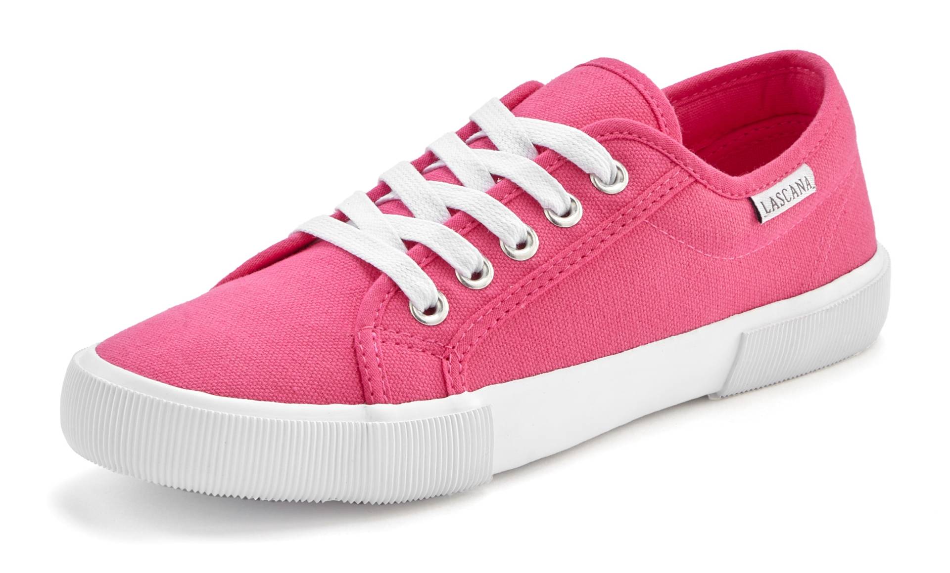 LASCANA Sneaker, aus Textil, Schnürhalbschuh, Freizeitschuh von LASCANA