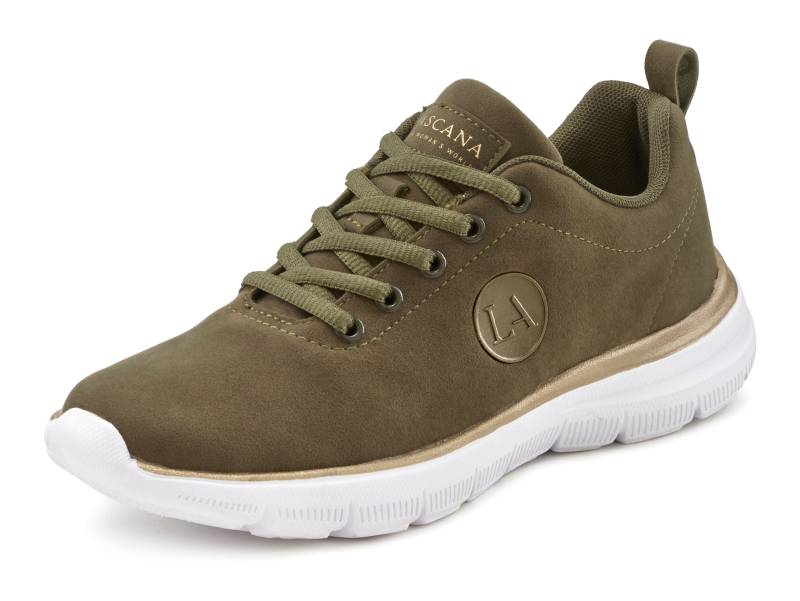 LASCANA Sneaker, pflegeleicht, ultraleicht, Schnürhalbschuhe, Freizeitschuhe, VEGAN von LASCANA