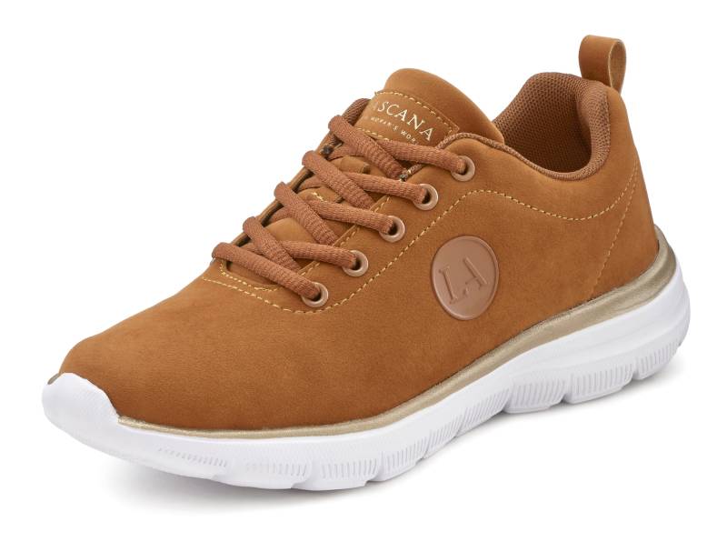 LASCANA Sneaker, pflegeleicht, ultraleicht, Schnürhalbschuhe, Freizeitschuhe, VEGAN von LASCANA