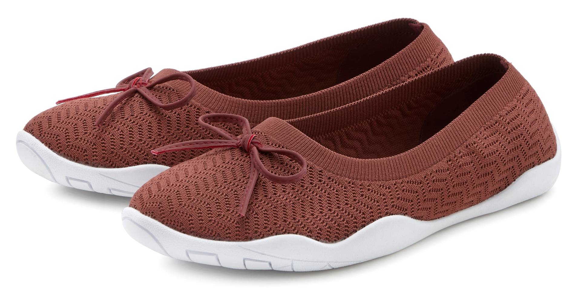 LASCANA Sneaker Ballerinas, Slipper, Halbschuh, Slip-On-Sneaker ultraleicht VEGAN von LASCANA