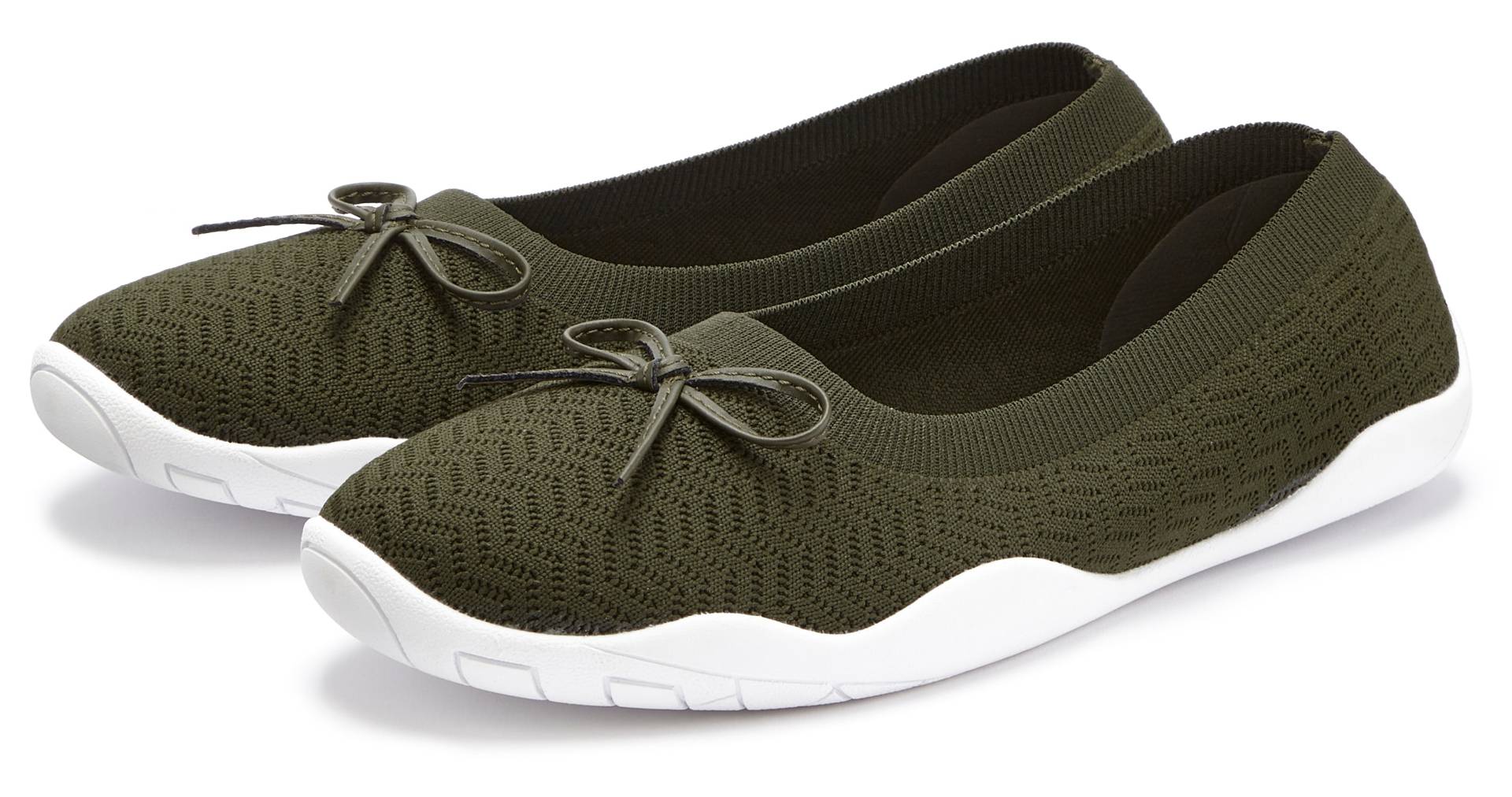 LASCANA Sneaker Ballerinas, Slipper, Halbschuh, Slip-On-Sneaker ultraleicht VEGAN von LASCANA