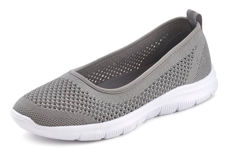 LASCANA Sneaker Ballerinas, ultraleichter Slipper, Slip-On-Sneaker, Freizeitschuh VEGAN von LASCANA