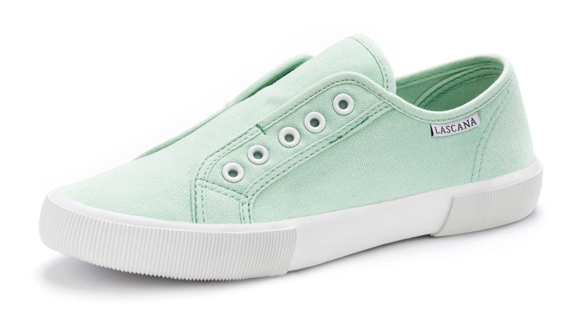 LASCANA Sneaker, Slipper, Halbschuh, Slip-On-Sneaker bequem zum Reinschlüpfen von LASCANA