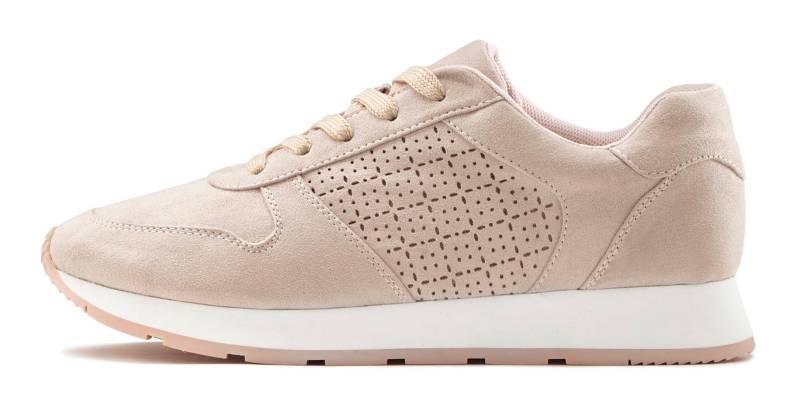 LASCANA Sneaker, mit filigranen Cut-Outs, Schnürhalbschuh, Freizeitschuh VEGAN von LASCANA