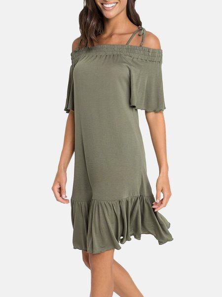 Sommerkleid Carmen Unisex Militärgrün 36 von LASCANA