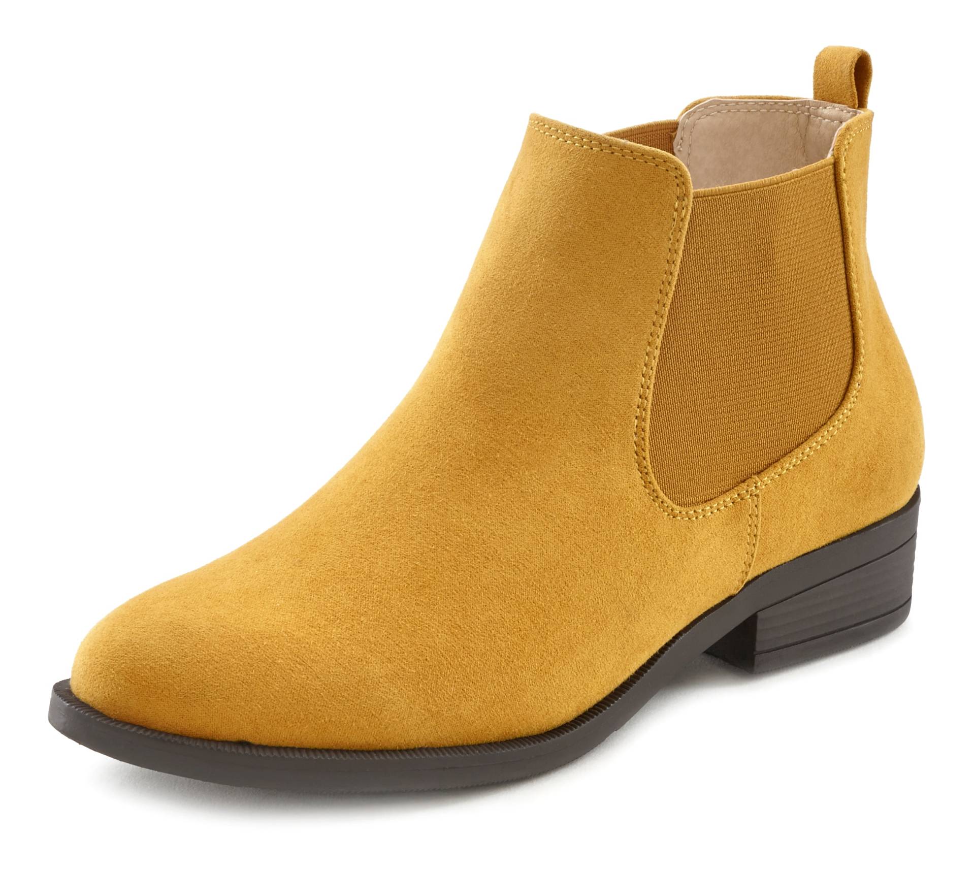 LASCANA Chelseaboots, bequem zum Reinschlüpfen, Stiefelette, Ankle Boots VEGAN von LASCANA