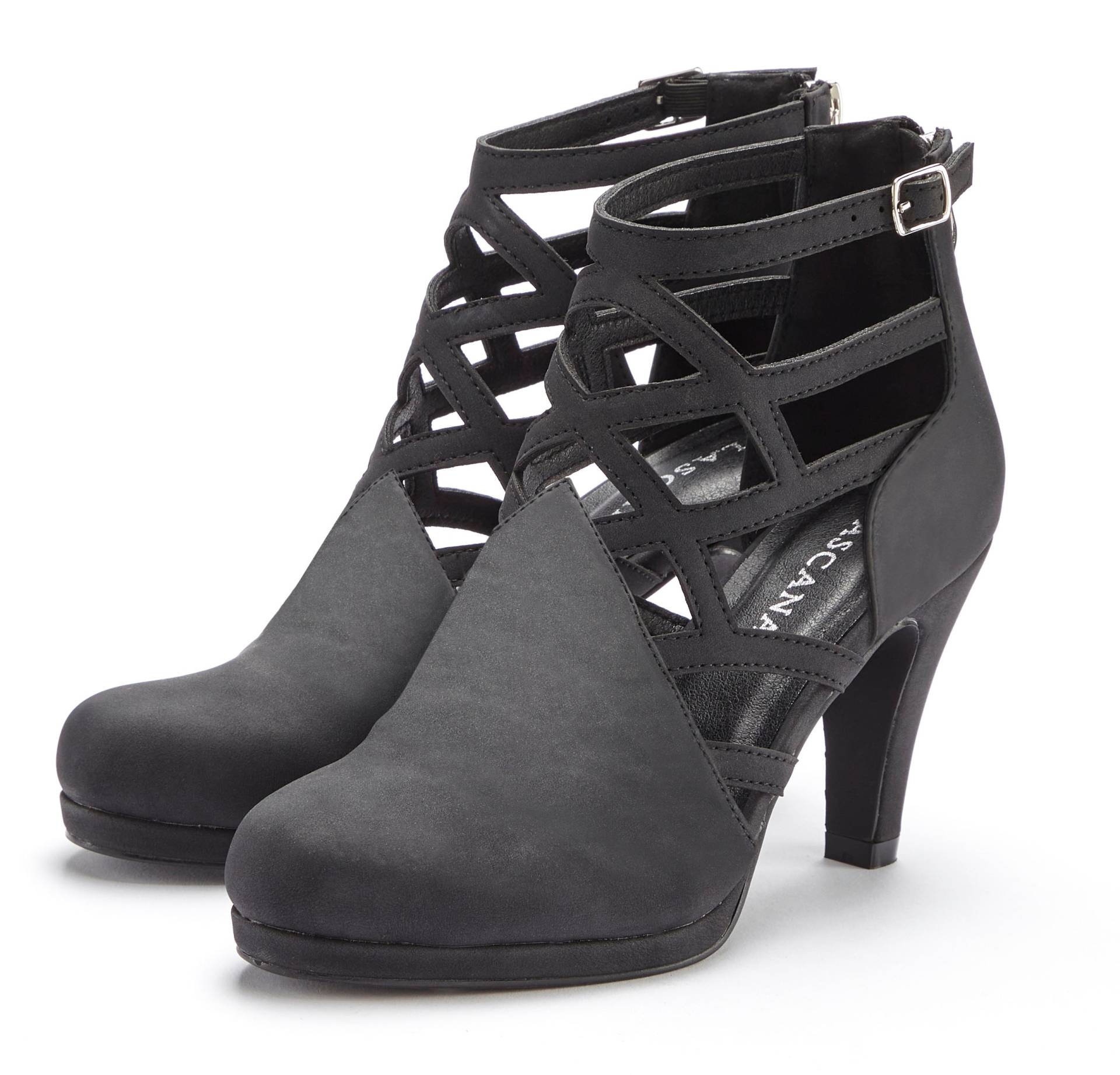 LASCANA Stiefelette »Trachten-Schuh«, Stiefel, Boots mit Cut-Outs VEGAN von LASCANA