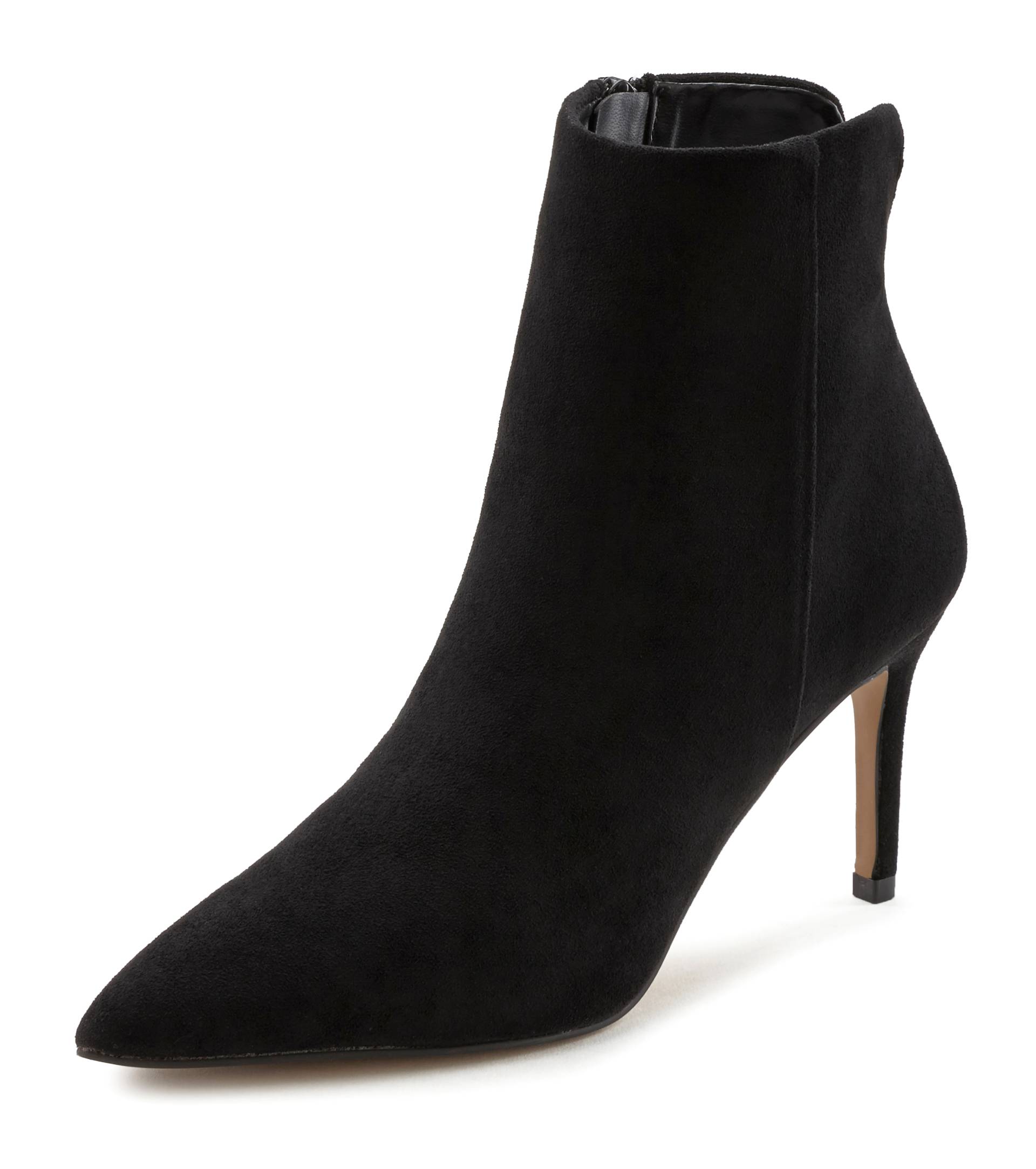 LASCANA High-Heel-Stiefelette, in spitzer Form & Pfennigabsatz, Reissverschluss Stiefel VEGAN LASCANA High-Heel-Stiefelette, in spitzer Form & Pfennigabsatz, Reissverschluss Stiefel VEGAN von LASCANA
