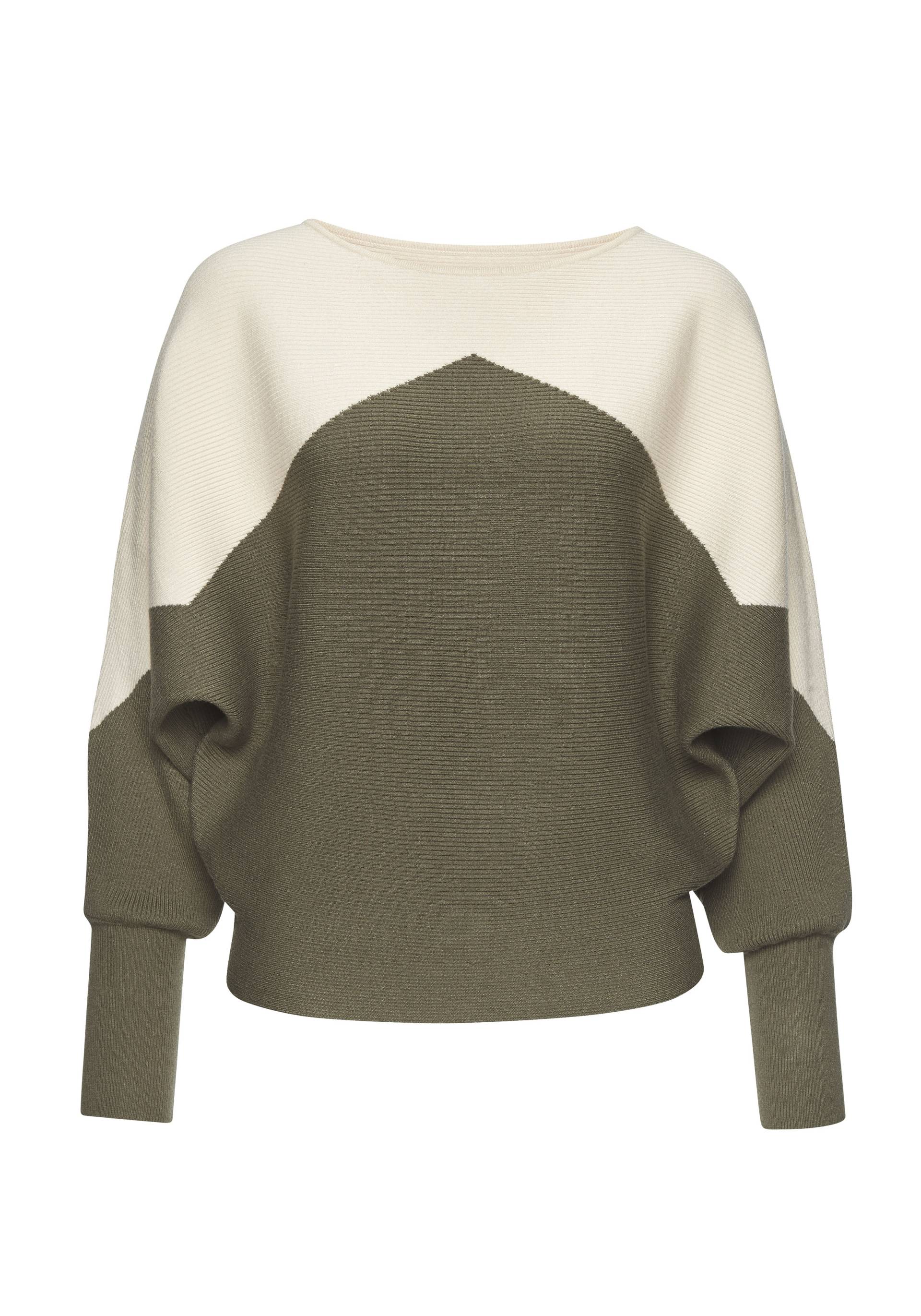 LASCANA Strickpullover, mit Colorblock-Optik und leichten Fledermausärmeln LASCANA Strickpullover, mit Colorblock-Optik und leichten Fledermausärmeln von LASCANA