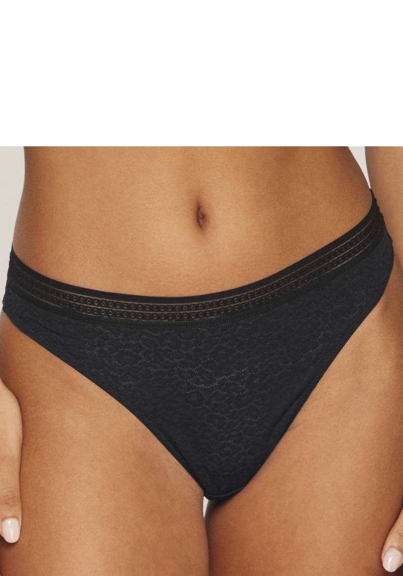 LASCANA String »Freya«, aus Spitze in Leo-Optik mit modischem Bund, sexy Dessous von LASCANA