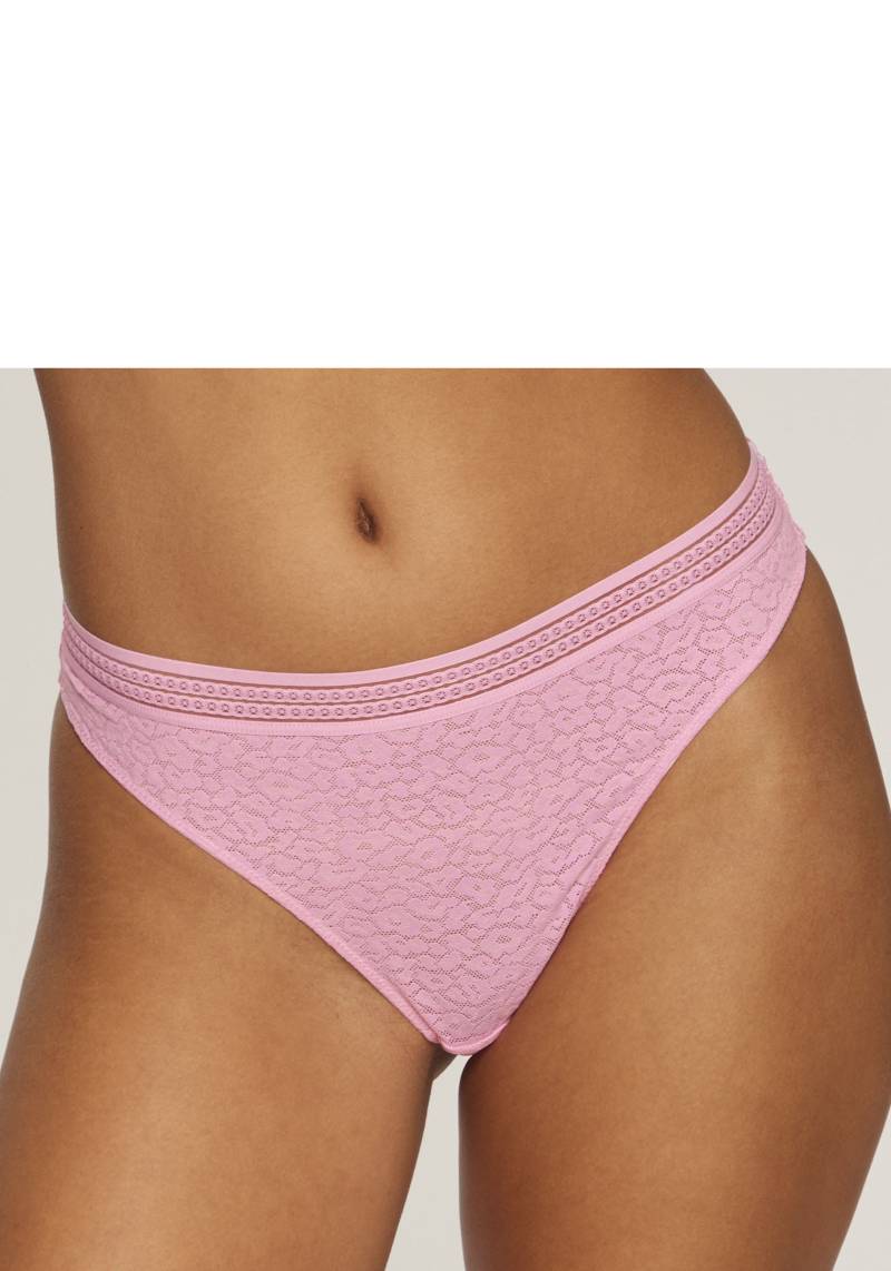 LASCANA String »Freya«, aus Spitze in Leo-Optik mit modischem Bund, sexy Dessous von LASCANA