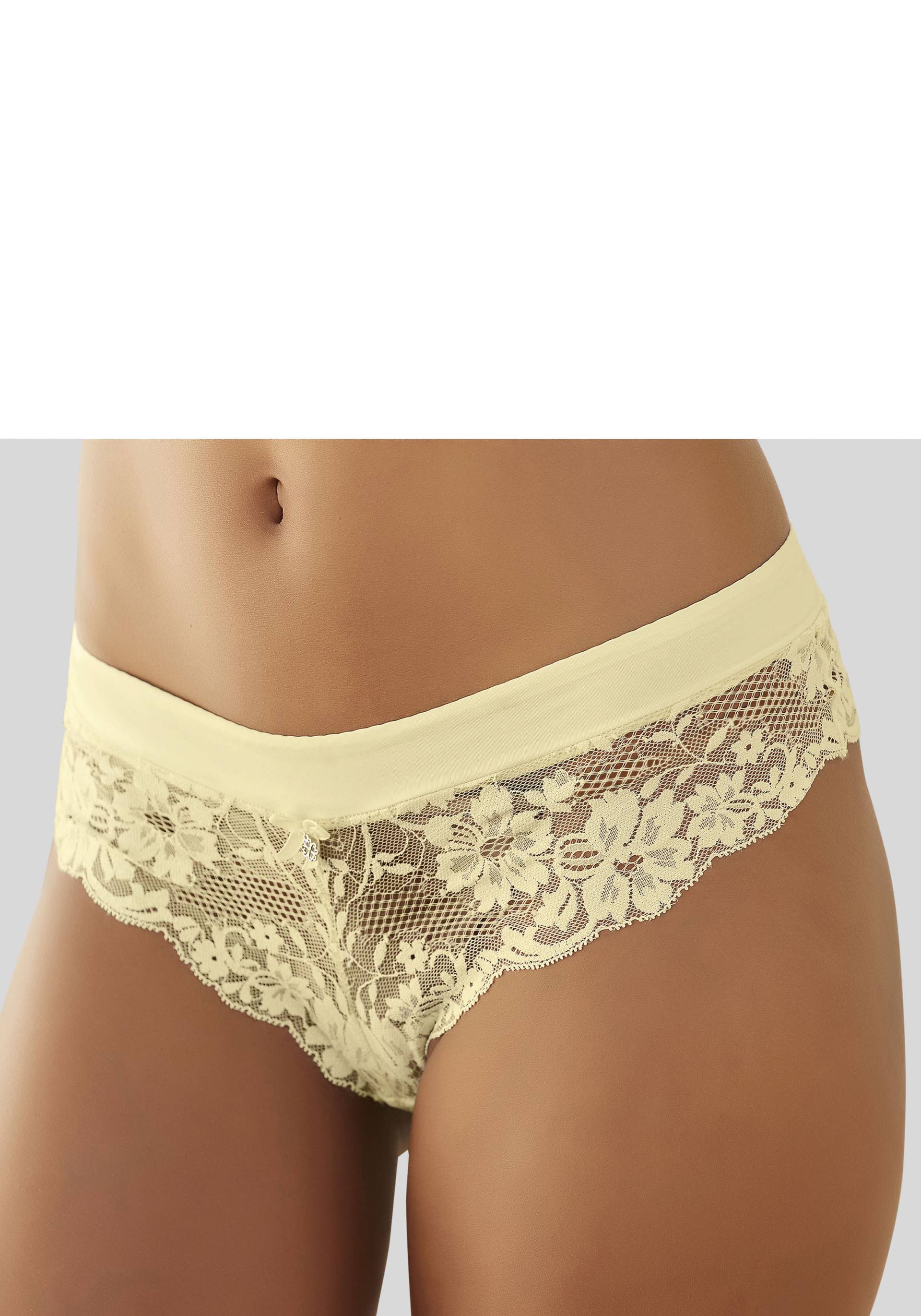 LASCANA String, aus floraler Spitze mit breitem Bund von LASCANA