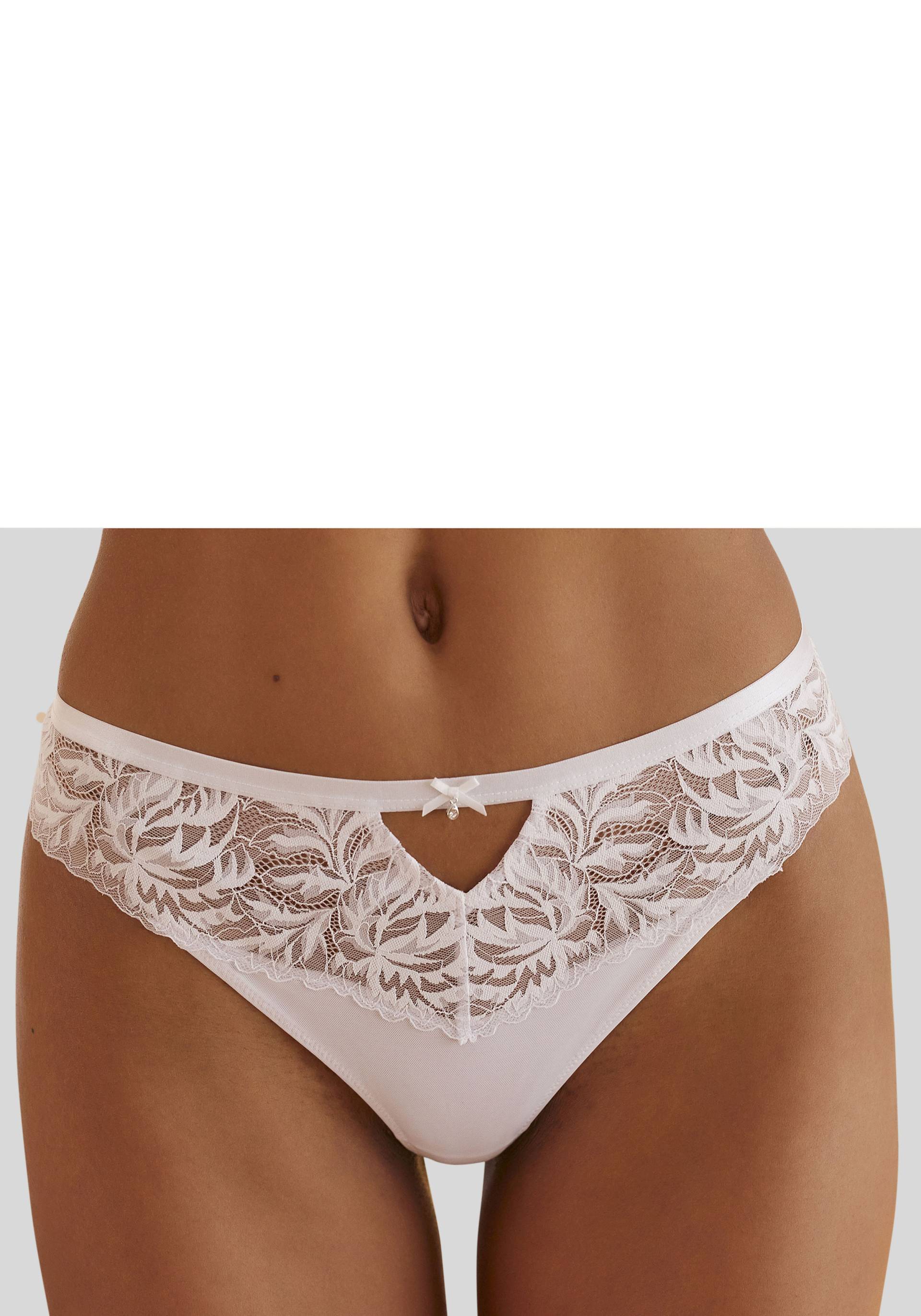 LASCANA String, mit floraler Spitze und Cut-Out von LASCANA