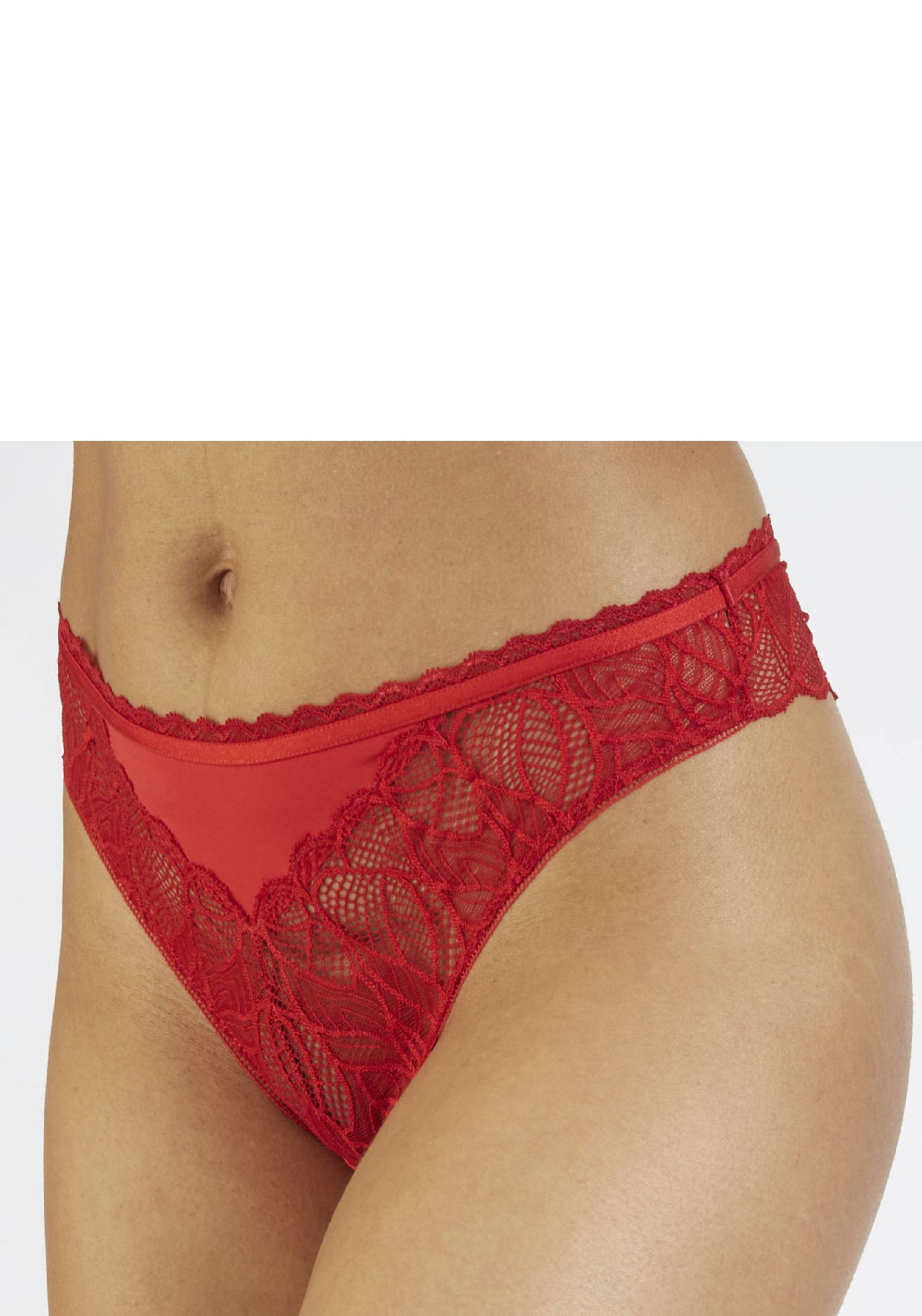 LASCANA Stringpanty, aus dezent transparenter Spitze von LASCANA