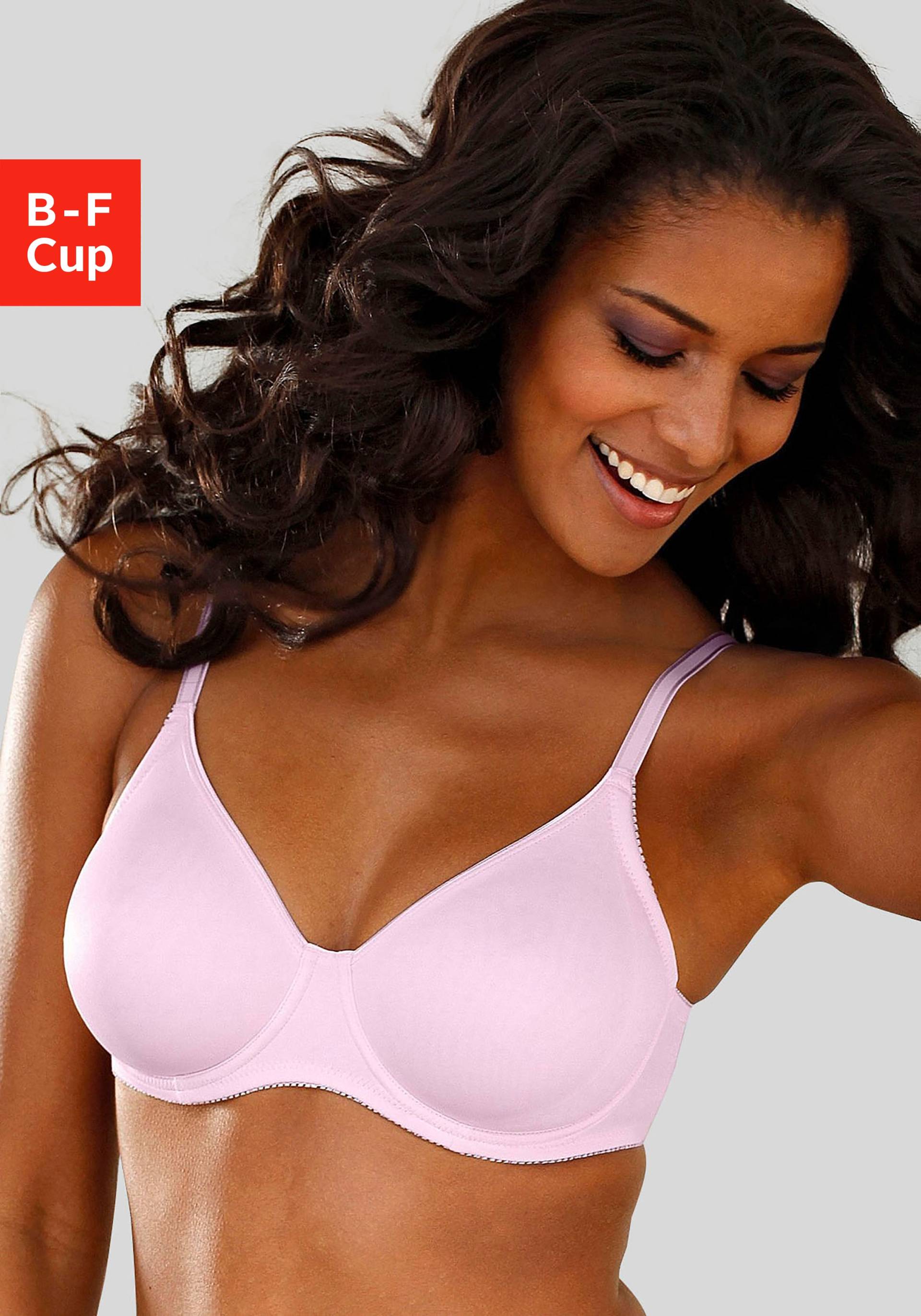 LASCANA T-Shirt-BH »perfect basic«, mit Bügel, ohne Schale, Basic Dessous LASCANA T-Shirt-BH »perfect basic«, mit Bügel, ohne Schale, Basic Dessous von LASCANA