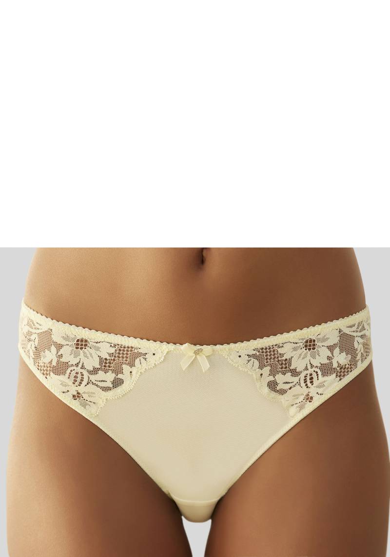 LASCANA Tanga, aus floraler Spitze in dezent transparenter Optik von LASCANA