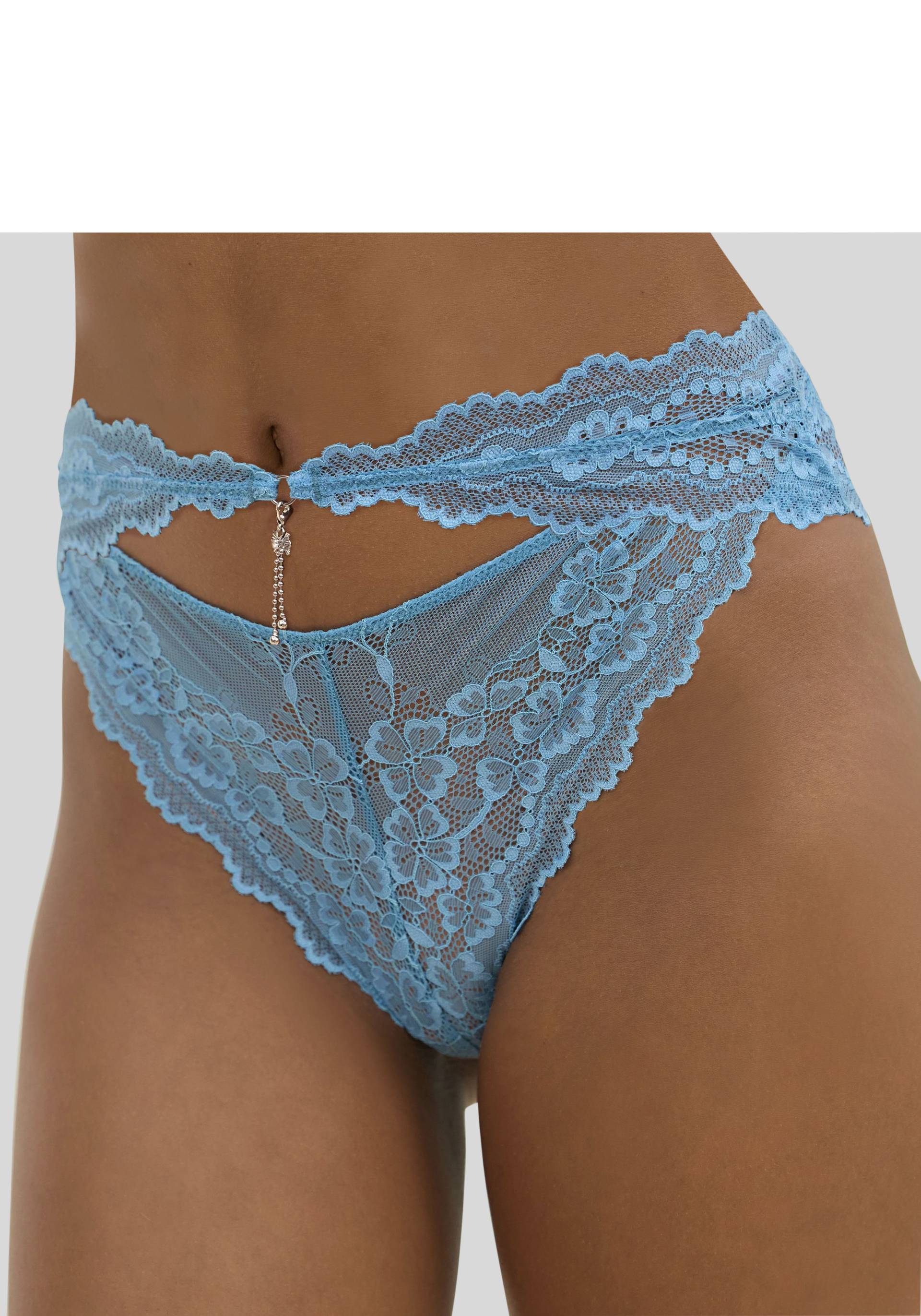 LASCANA Tanga, mit hohem Schnitt und verführerischem Cut-Out LASCANA Tanga, mit hohem Schnitt und verführerischem Cut-Out von LASCANA