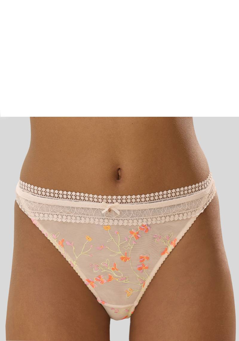 LASCANA Tanga »Jasmin«, in floraler Optik von LASCANA