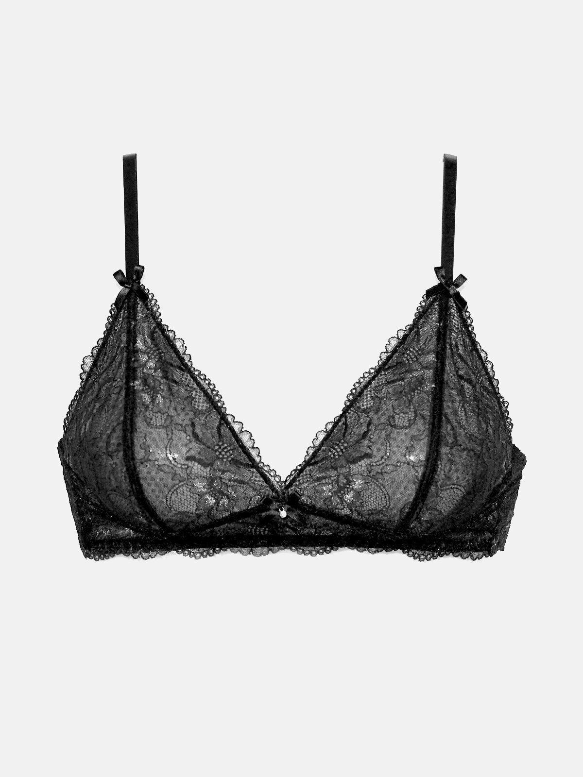 Triangel Bh Laina Damen Schwarz D/75 von LASCANA