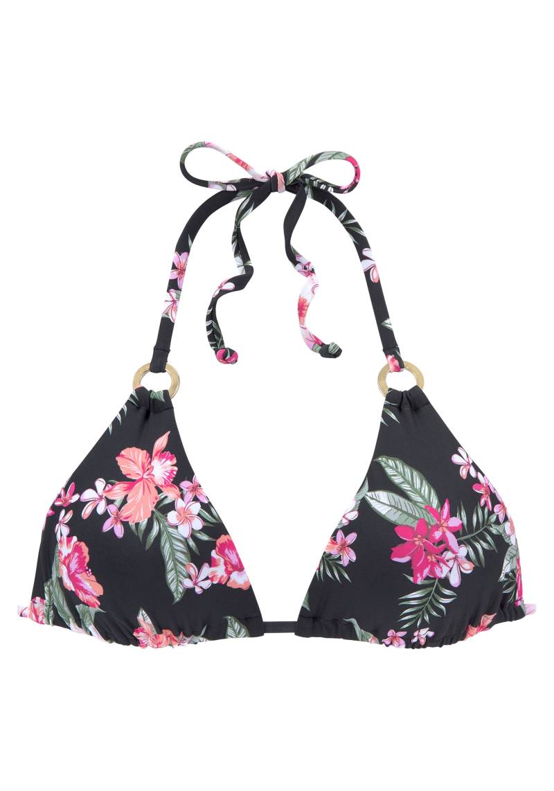 LASCANA Triangel-Bikini-Top »Santini«, im floralen Design von LASCANA