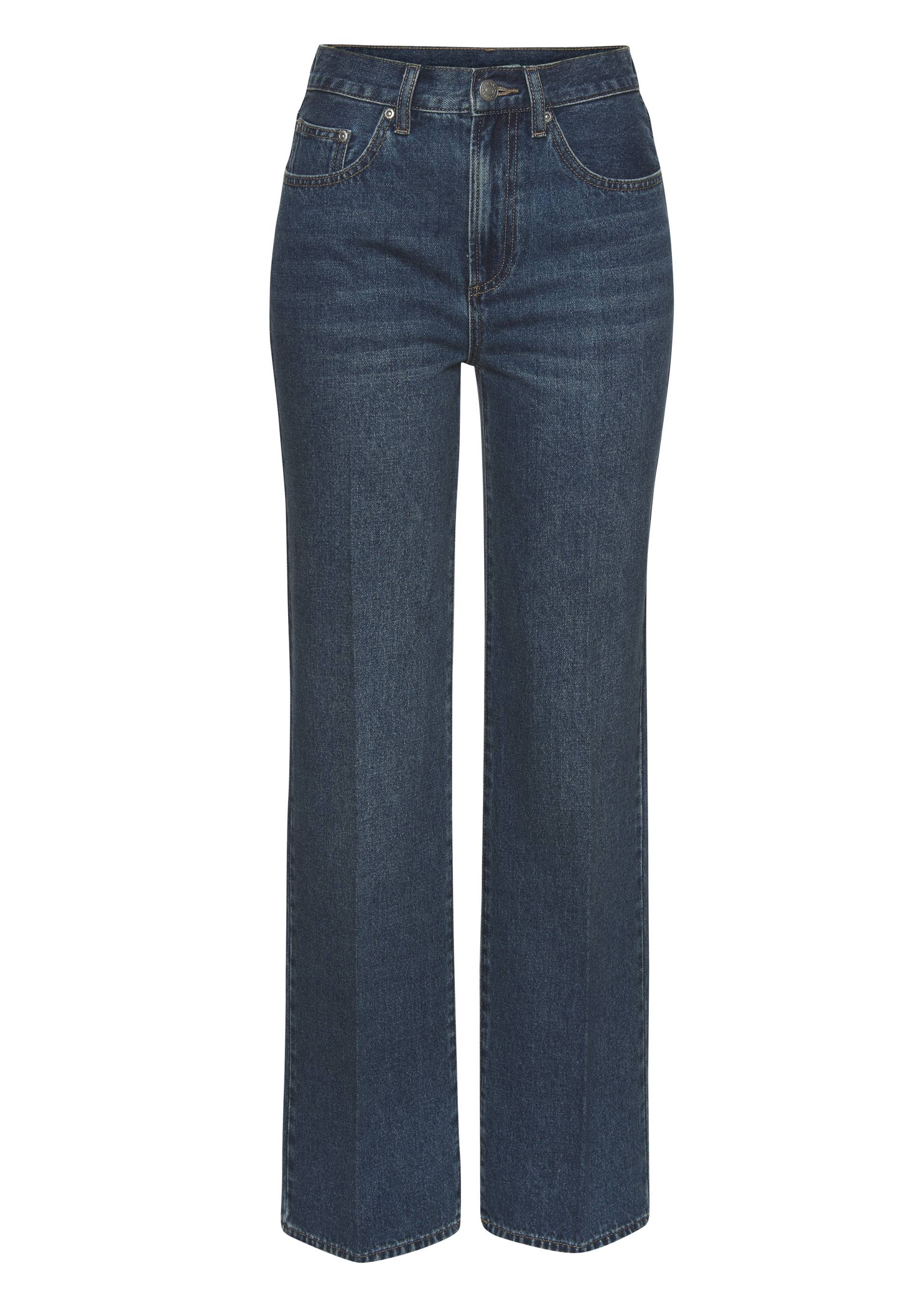 LASCANA Weite Jeans, mit hohem Bund und 5-Pocket-Style, Wide-Leg Jeans LASCANA Weite Jeans, mit hohem Bund und 5-Pocket-Style, Wide-Leg Jeans von LASCANA