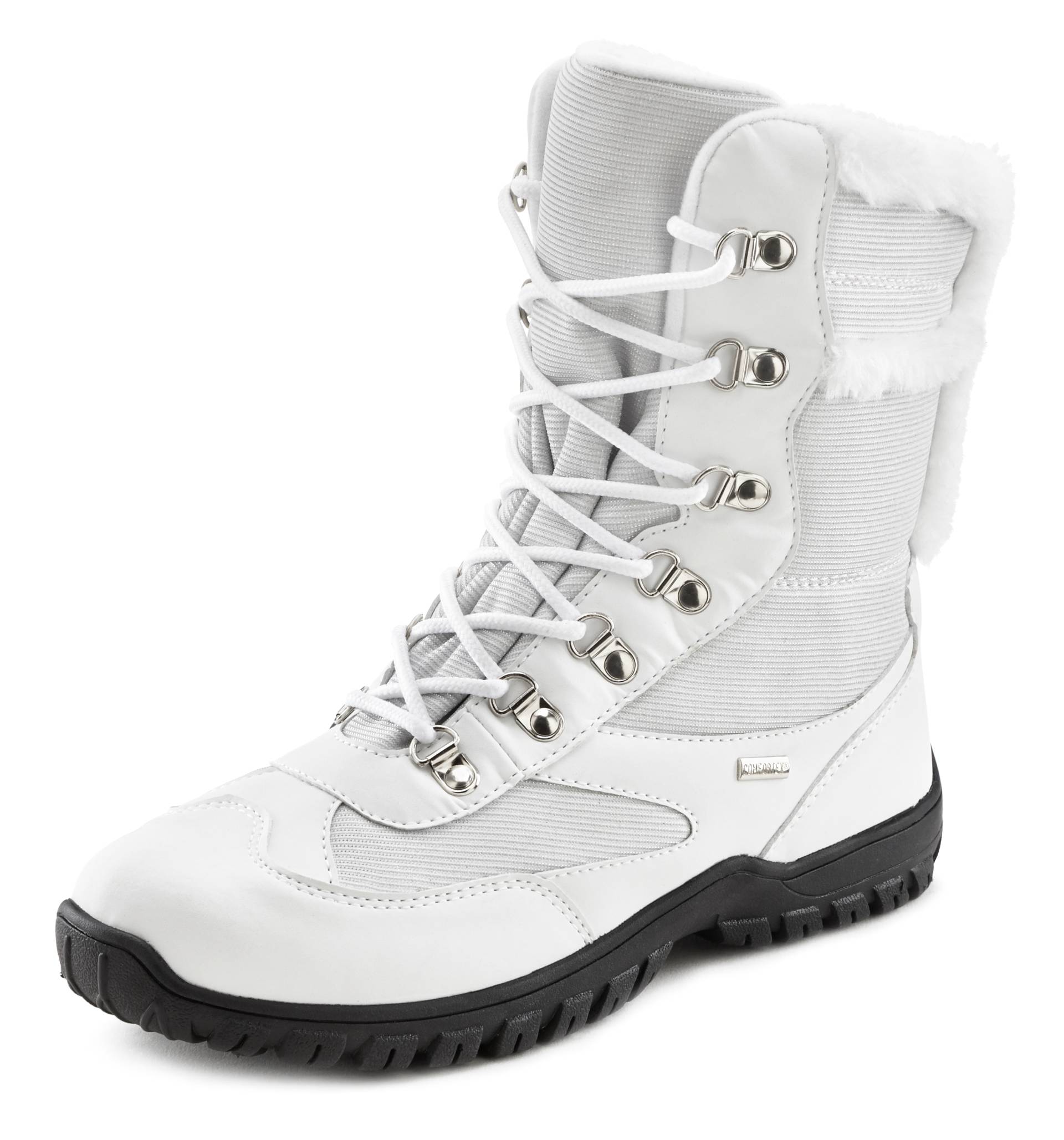 LASCANA Winterstiefel »Snow Boots, Stiefelette,«, Snow Boots, Outdoor Stiefelette, wind & wasserabweisend, Profilsohle von LASCANA