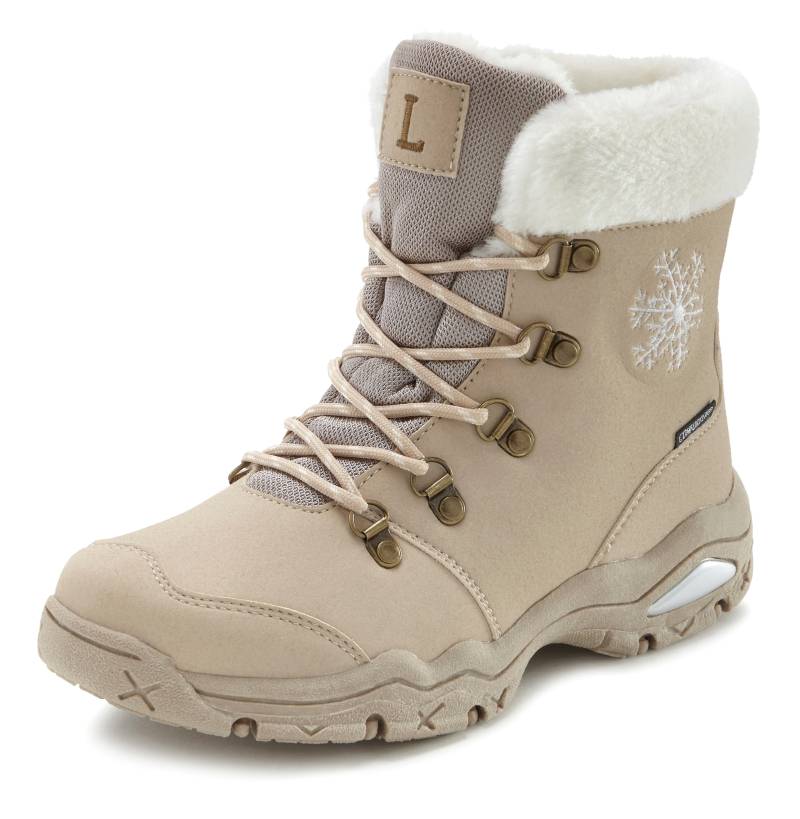 LASCANA Winterstiefelette »Stiefelette, Stiefel, Winterstiefel«, mit Warmfutter, wind- & wasserabweisender Tex-Membran, Outdoor Boots von LASCANA