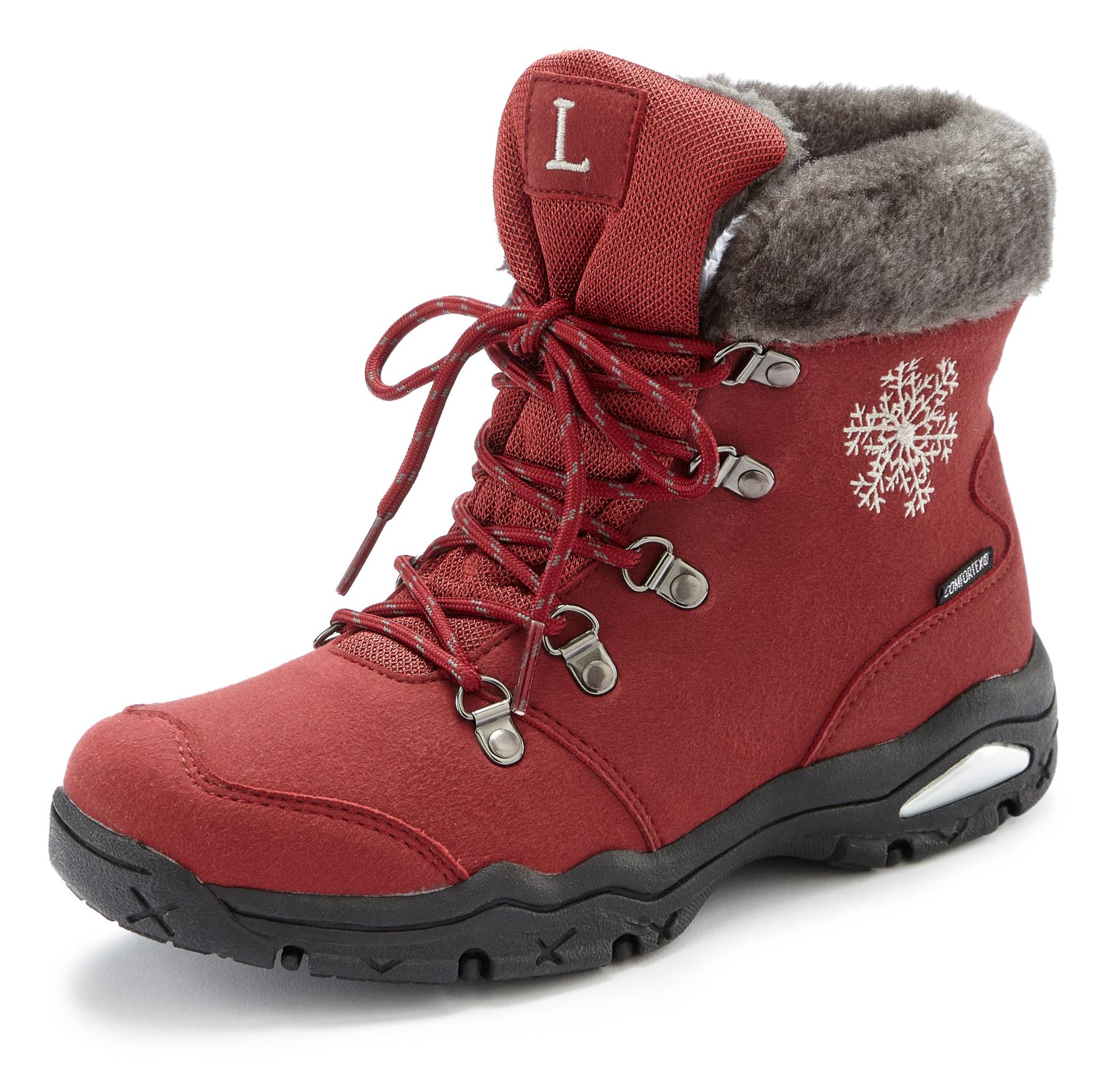 LASCANA Winterstiefelette, Stiefelette,Stiefel,Winterstiefel wind-& wasserabweisender Tex-Membran von LASCANA