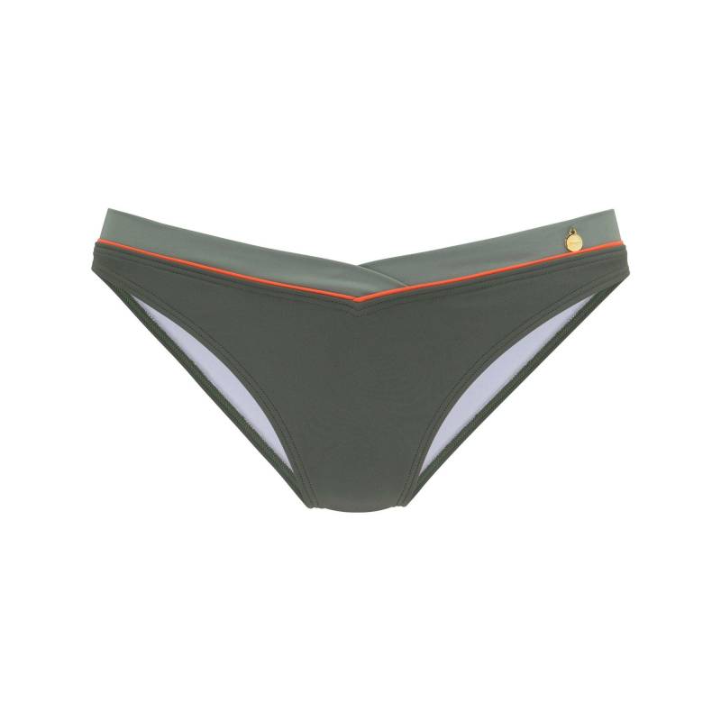 Bikini Unterteil, Slip Damen Olivegrün 36 von LASCANA