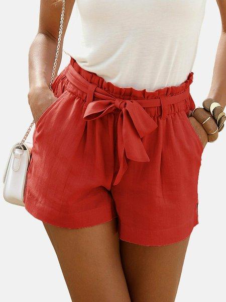 Shorts Mit Gürtel Summer Kapsel Damen Rot Bunt 40 von LASCANA