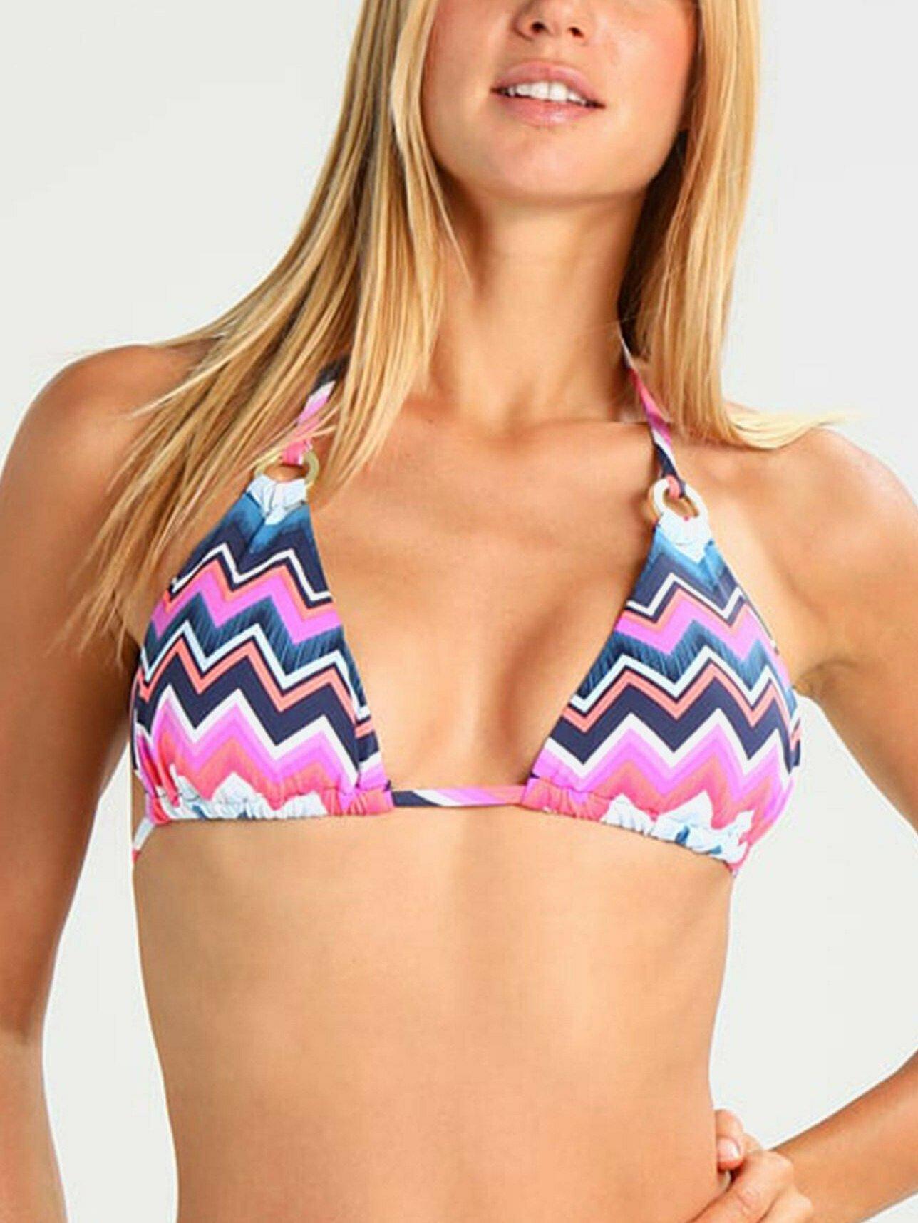 Bikini-oberteil Zigzag Damen Multicolor B/40 von LASCANA