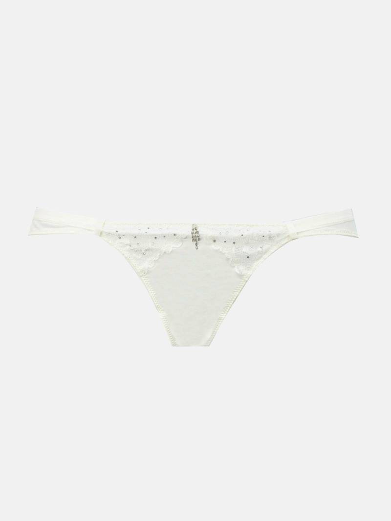 Stringtanga Strass Paola Damen Weiss L von LASCANA