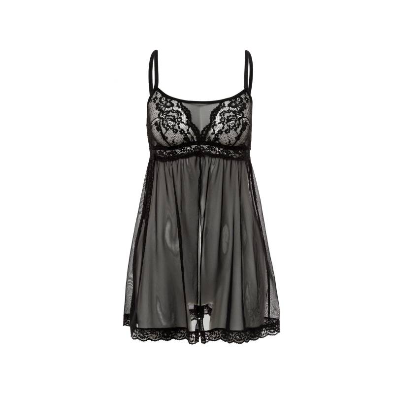 Spitzen-negligé Damen Black 40 von LASCANA