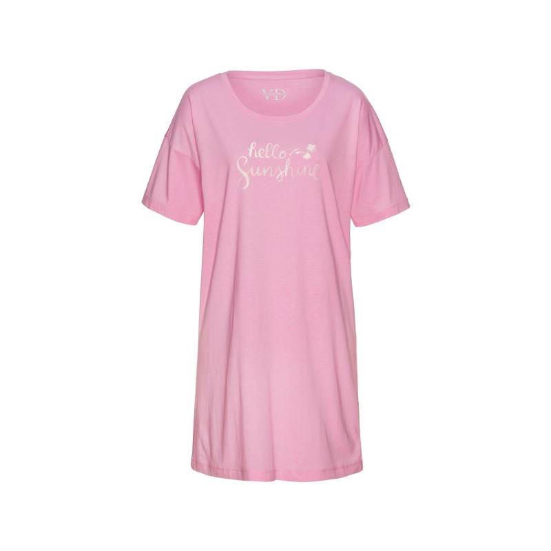 T-shirt, Classic Fit, Langarm Damen Fuchsia 36 von LASCANA