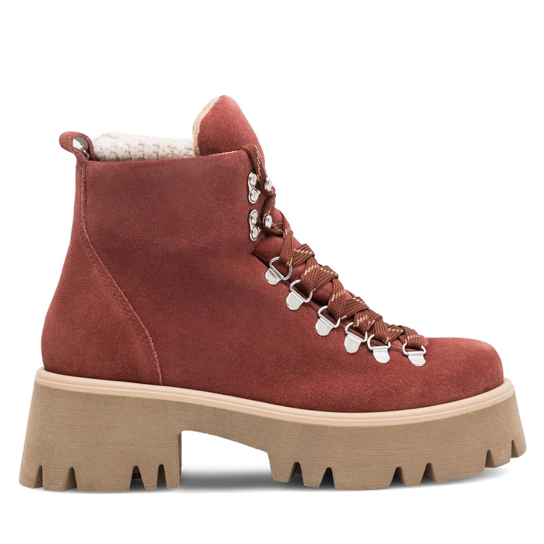 Schnürstiefeletten Lasocki RST-HOBBY-02 Dunkelrot Schnürstiefeletten Lasocki RST-HOBBY-02 Dunkelrot von LASOCKI