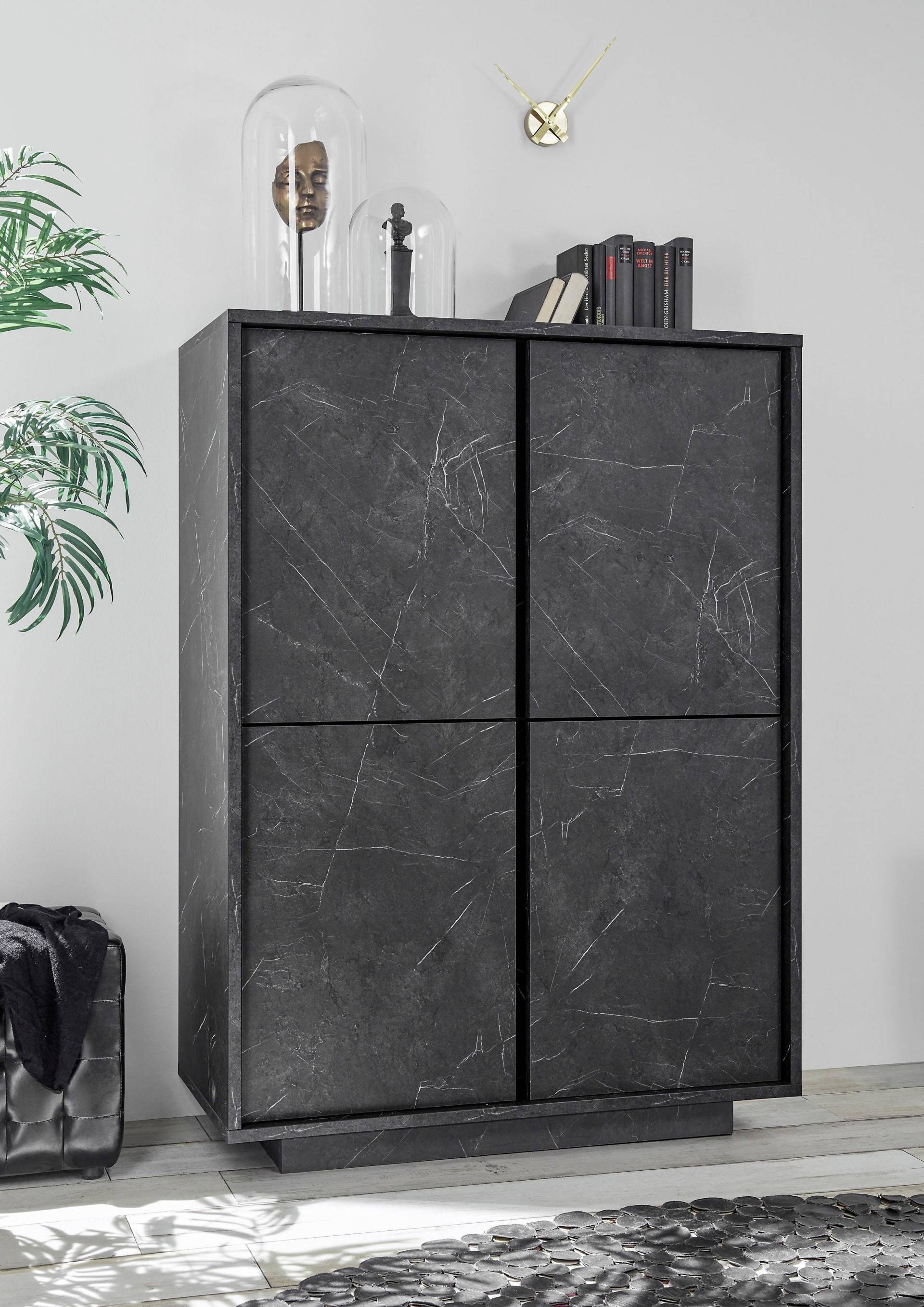 INOSIGN Highboard »Carrara«, grifflos von INOSIGN