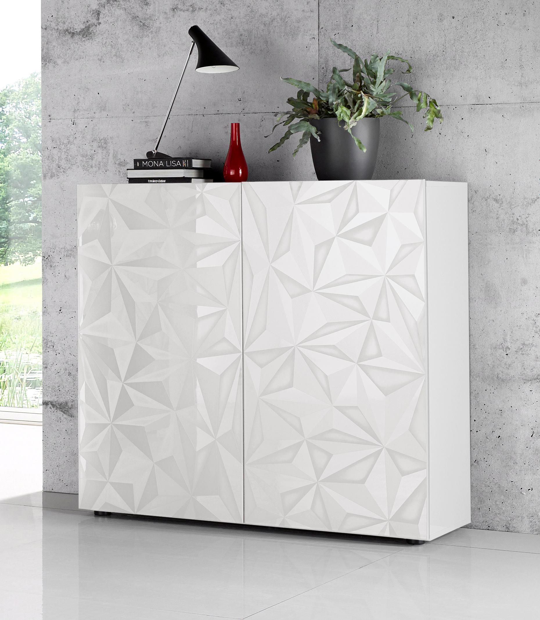 INOSIGN Highboard »Prisma«, Breite 121 cm, 2-türig von INOSIGN