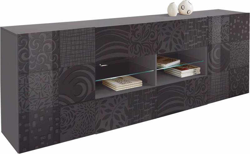 INOSIGN Sideboard »Miro«, Breite 241 cm mit dekorativem Siebdruck von INOSIGN