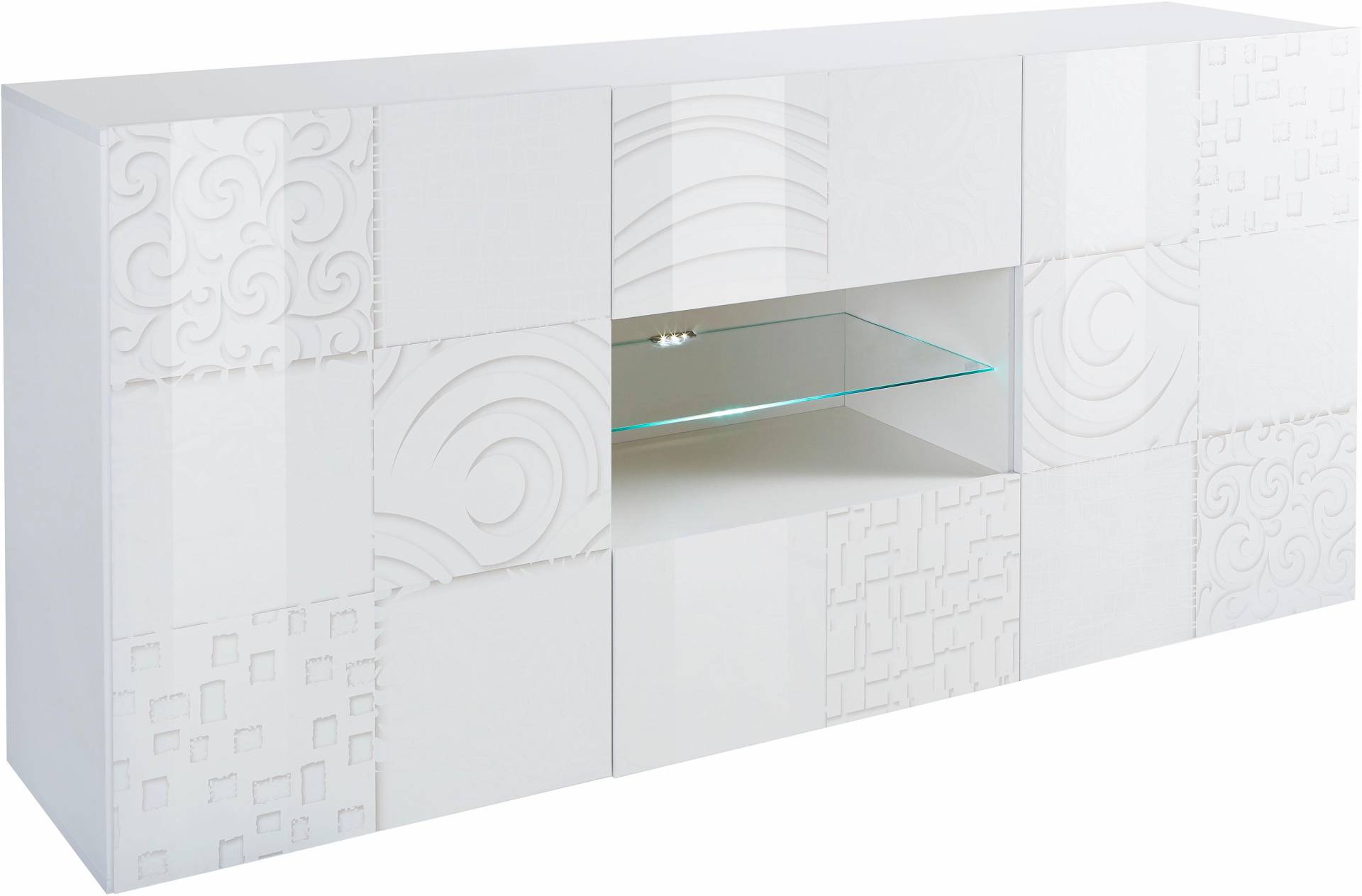 INOSIGN Sideboard »Miro«, Breite 181 cm mit dekorativem Siebdruck von INOSIGN